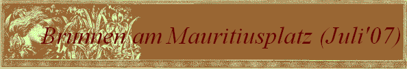 Brunnen am Mauritiusplatz (Juli'07)